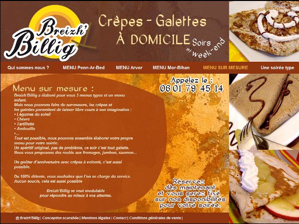 Menu sur mesure - breizh-billig